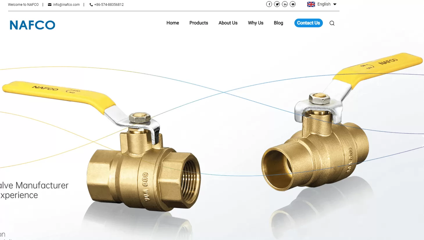 NAFCO brass valve